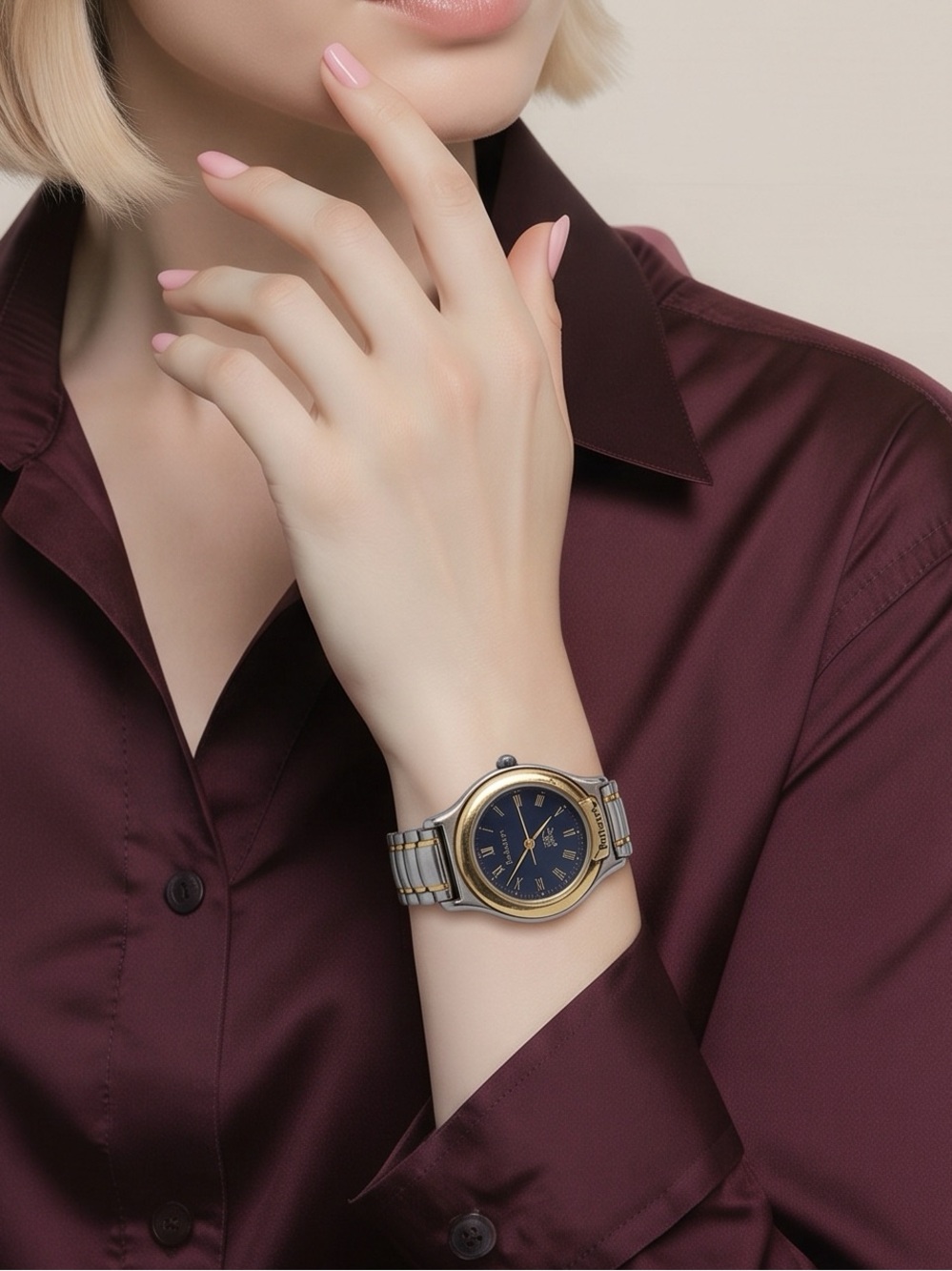 Burberry Two-Tone Silver and Gold Watch
